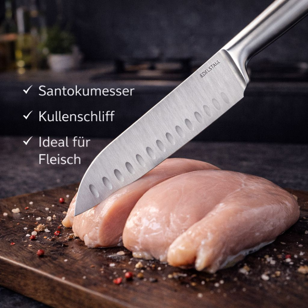 CheffInox - Küchenmesser Set 5-tlg.Chefmesser