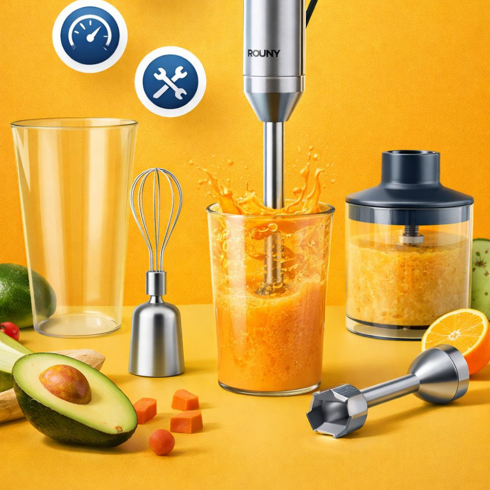 GastroSteel - Der Edelstahl-Stabmixer für höchste Hygiene