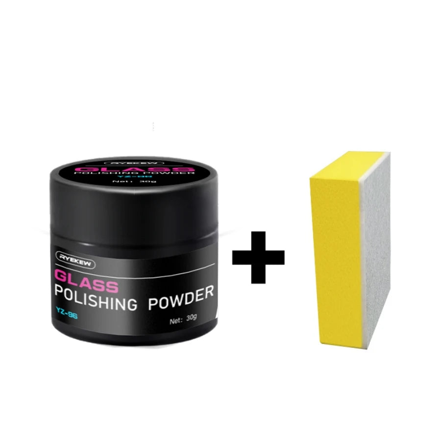 Ryekew Car glass oil film remover paste car glass film remover clear view hydrophobic windshield car window waterproofing agent