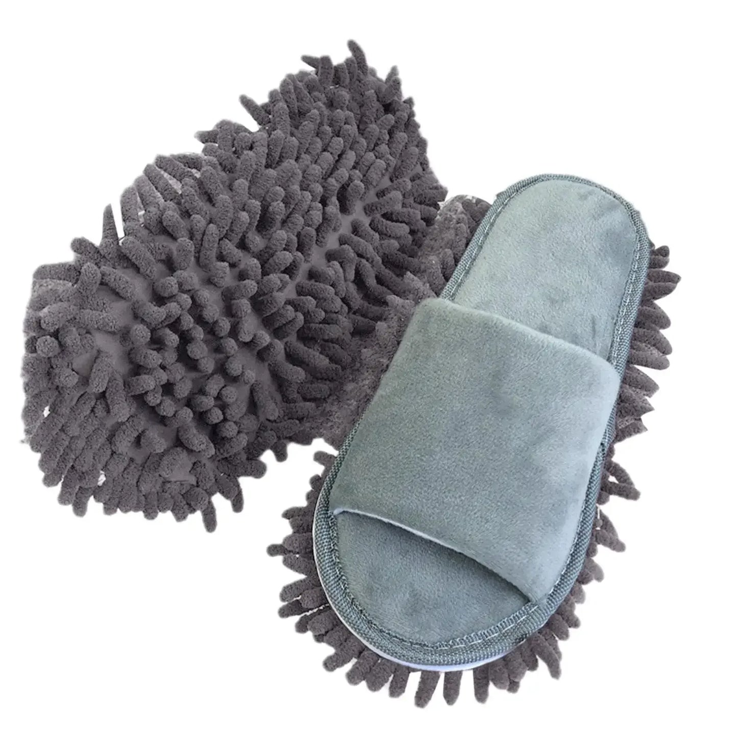 Lazy Mop Slippers Floor Dust Cleaning Slippers Shoes Slippers The Wipe Open-toed Floor Lazy Mopping Shoes Clean Slippers