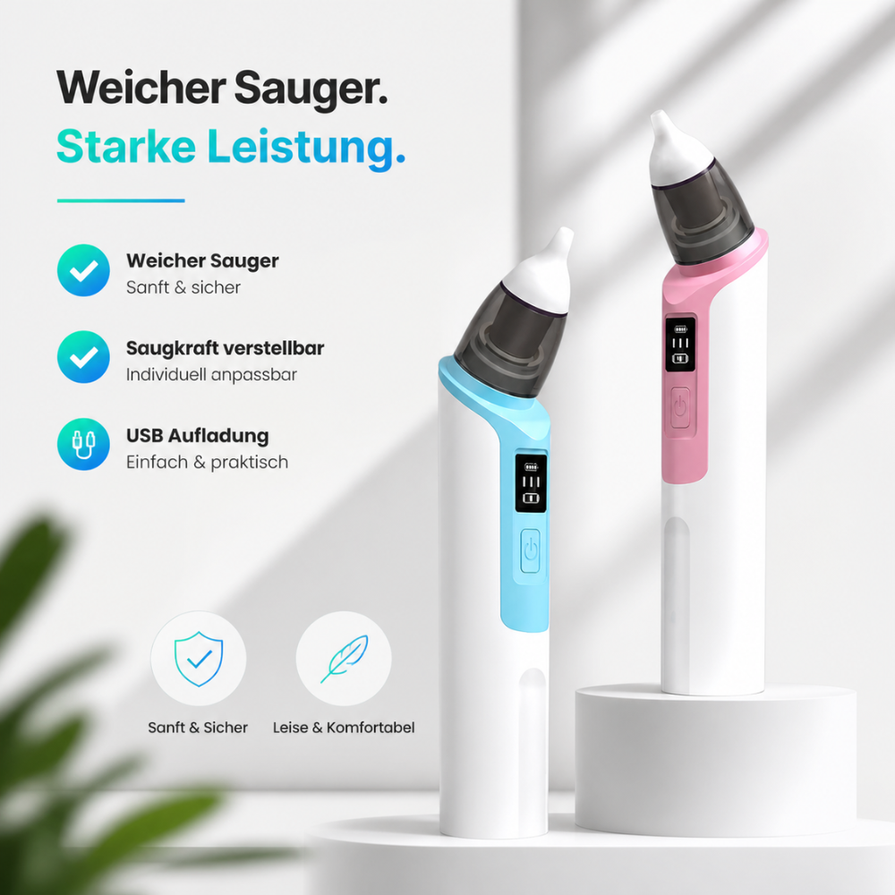 Babycherry - Wenn die Nase dicht ist: ein Knopfdruck für ruhige Elternnächte