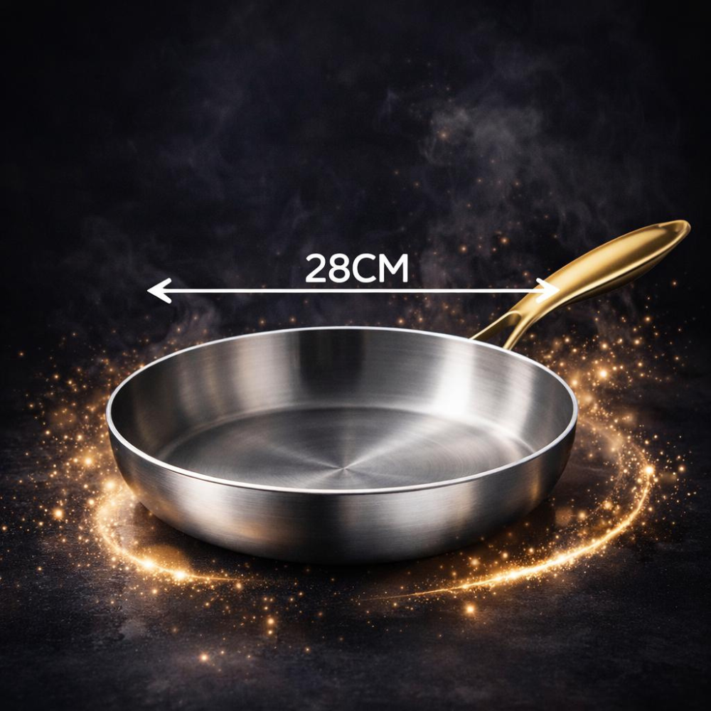 EssenSteel - Die hygienische Edelstahlpfanne für gesundes Braten