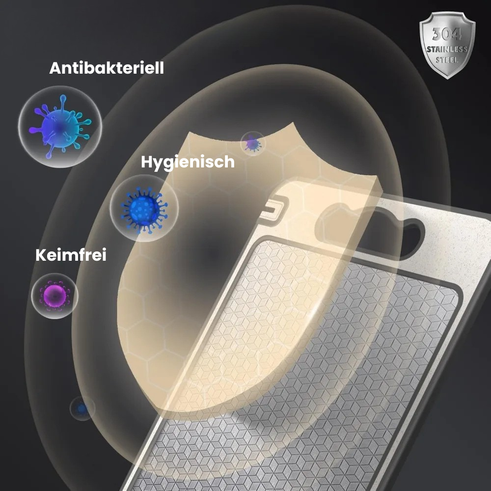 CutSteel - Hygiene, die man sieht, antibakteriell von Natur aus!