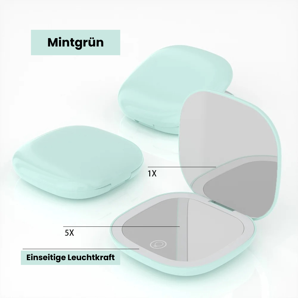 Glamirrorly - Das Minibeautylicht, das dich jederzeit perfekt strahlen lässt.