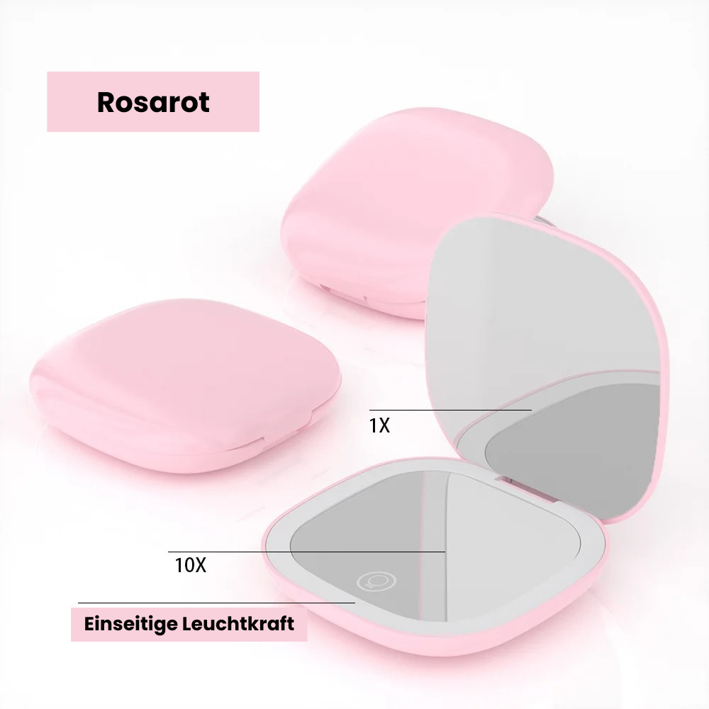 Glamirrorly - Das Minibeautylicht, das dich jederzeit perfekt strahlen lässt.