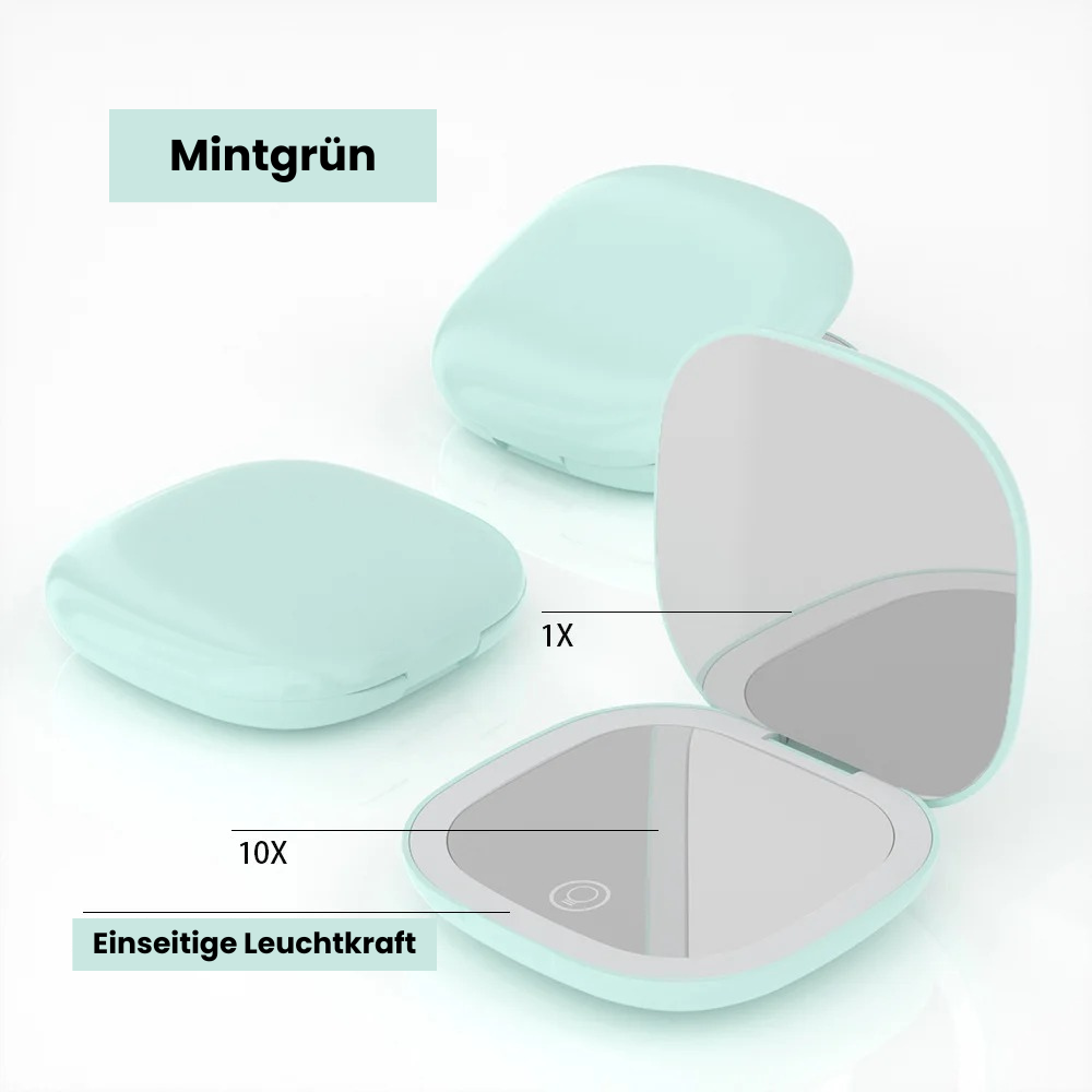 Glamirrorly - Das Minibeautylicht, das dich jederzeit perfekt strahlen lässt.