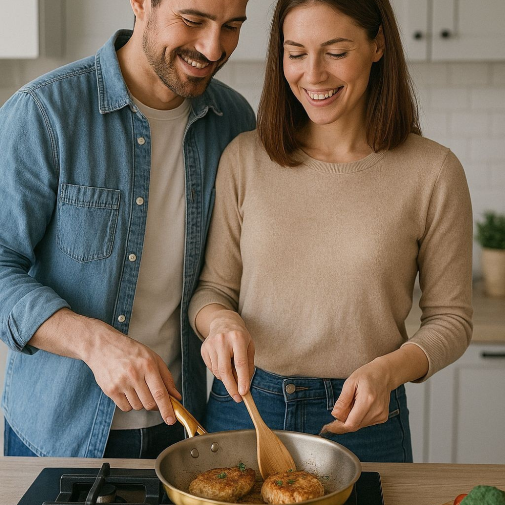 EssenSteel - Die hygienische Edelstahlpfanne für gesundes Braten