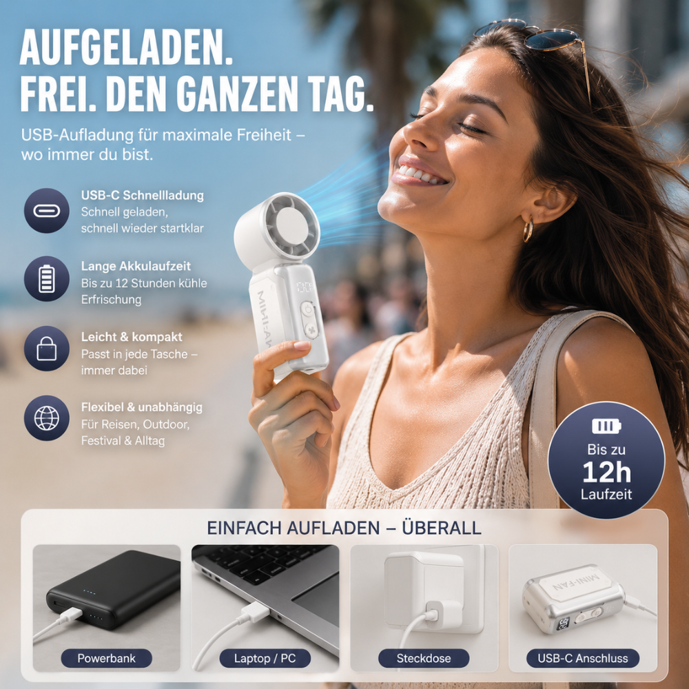BreezeGo- Bleib cool, egal wohin dich der Tag führt.