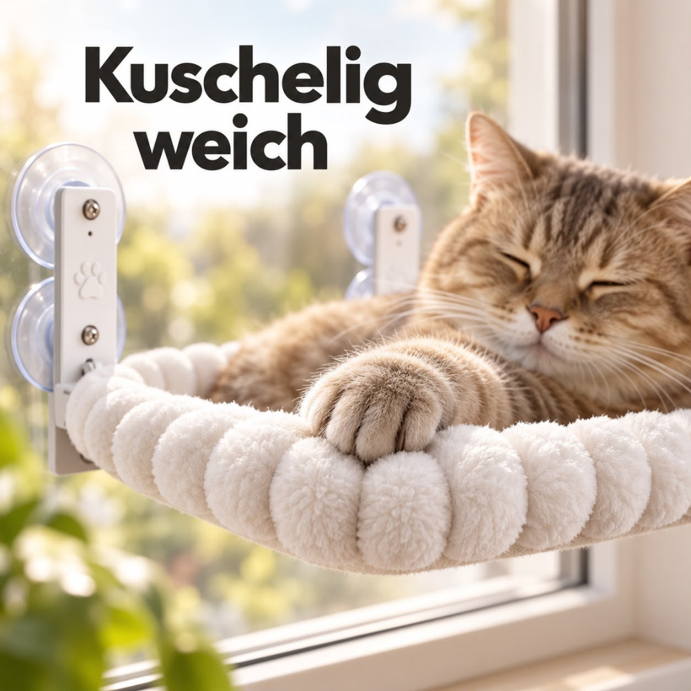 Katzenblick-Fensterliege – bequemer Ruheplatz mit Aussicht