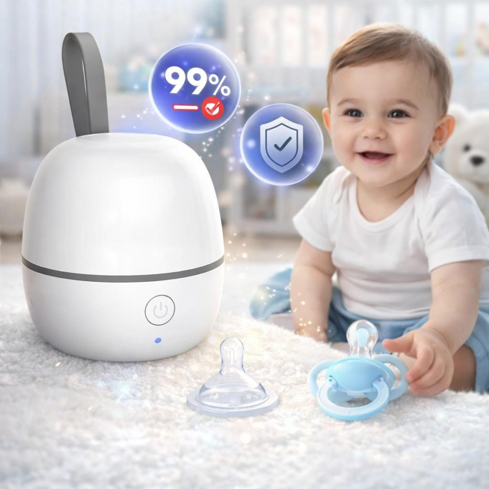 Eluna - Entfernt 99% der Bakterien, die dein Baby in den Mund nimmt