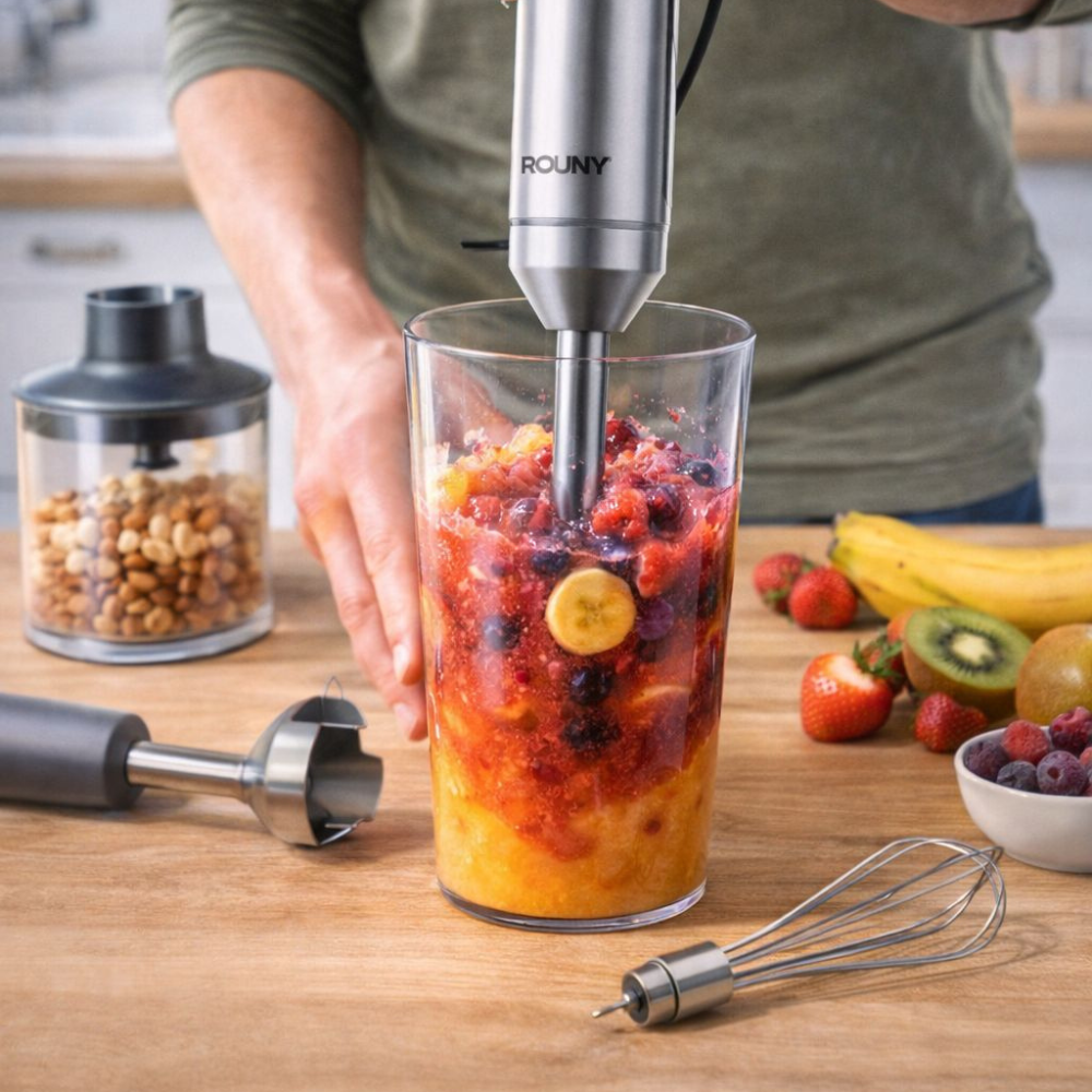 GastroSteel - Der Edelstahl-Stabmixer für höchste Hygiene