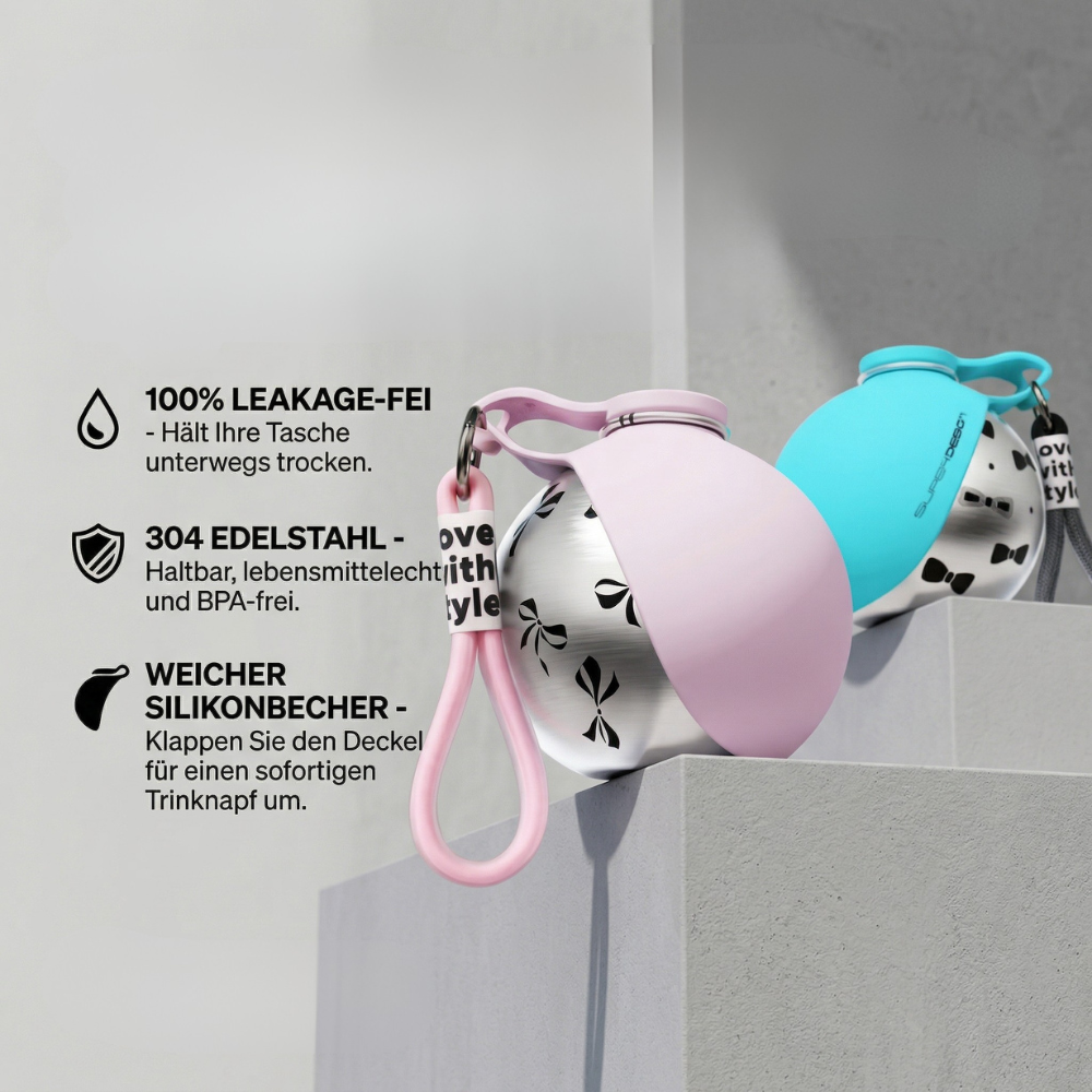 Hydrodog - Millionen Vierbeiner dursten. Deines nicht, dank der smarten Trinkflasche.