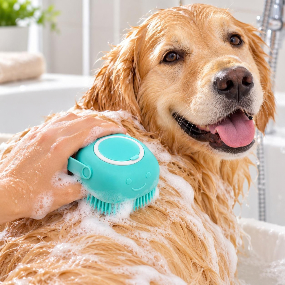 PawVelle – Aus stressigem Hundebad wird eine entspannende Fell-Massage mit Tiefenreinigung