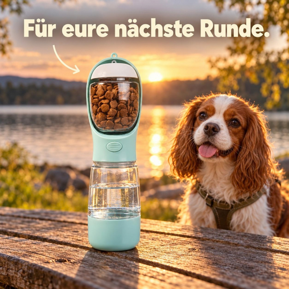 NapfGo - Sein Wasser. Seine Snacks. Seine Bedürfnisse. Immer an deiner Seite.