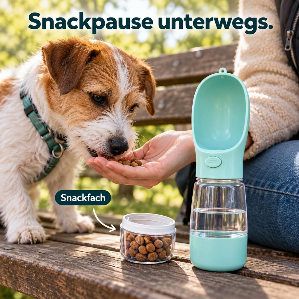 NapfGo - Sein Wasser. Seine Snacks. Seine Bedürfnisse. Immer an deiner Seite.