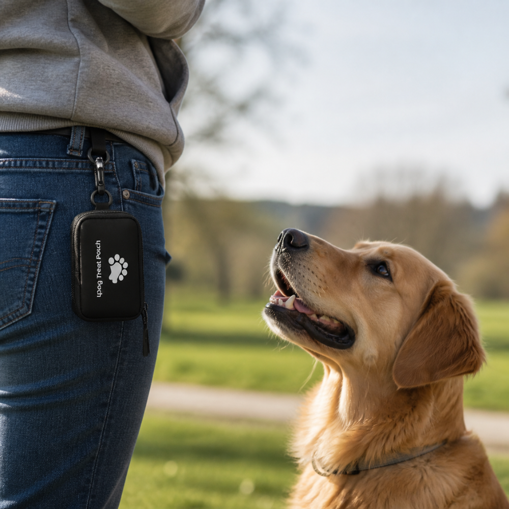 PawPocket -  Immer Leckerlis griffbereit, dein Hund hört plötzlich viel besser.