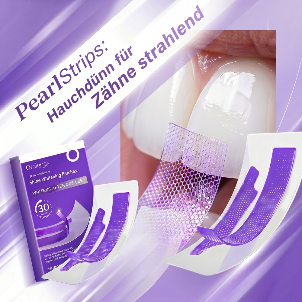 PearlStrips - Hol dir dein natürliches Weiss zurück ohne überteuerte Zahnarztbesuche.