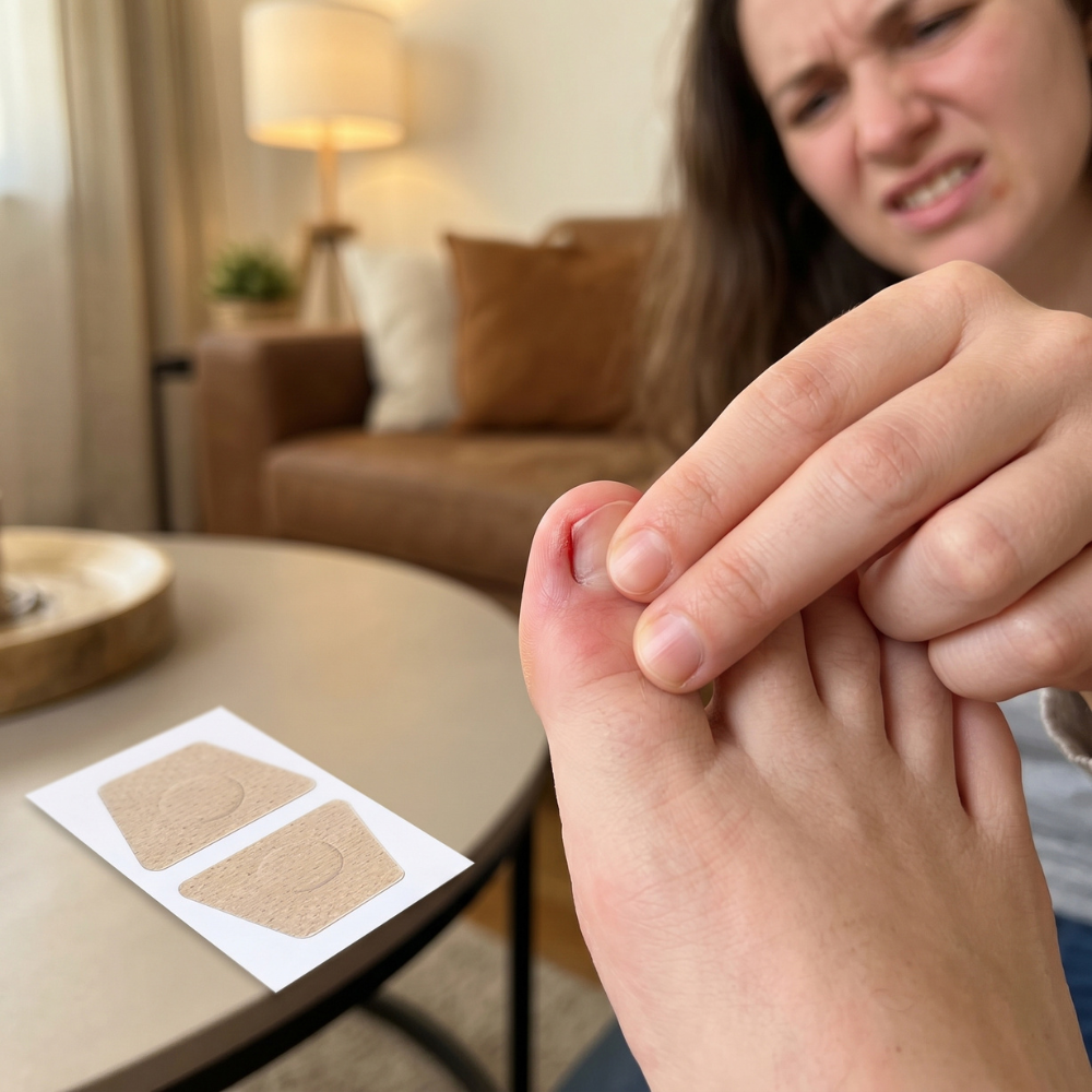 ProNail Patch - Schluss mit Druck und unangenehmen Nagelbeschwerden.
