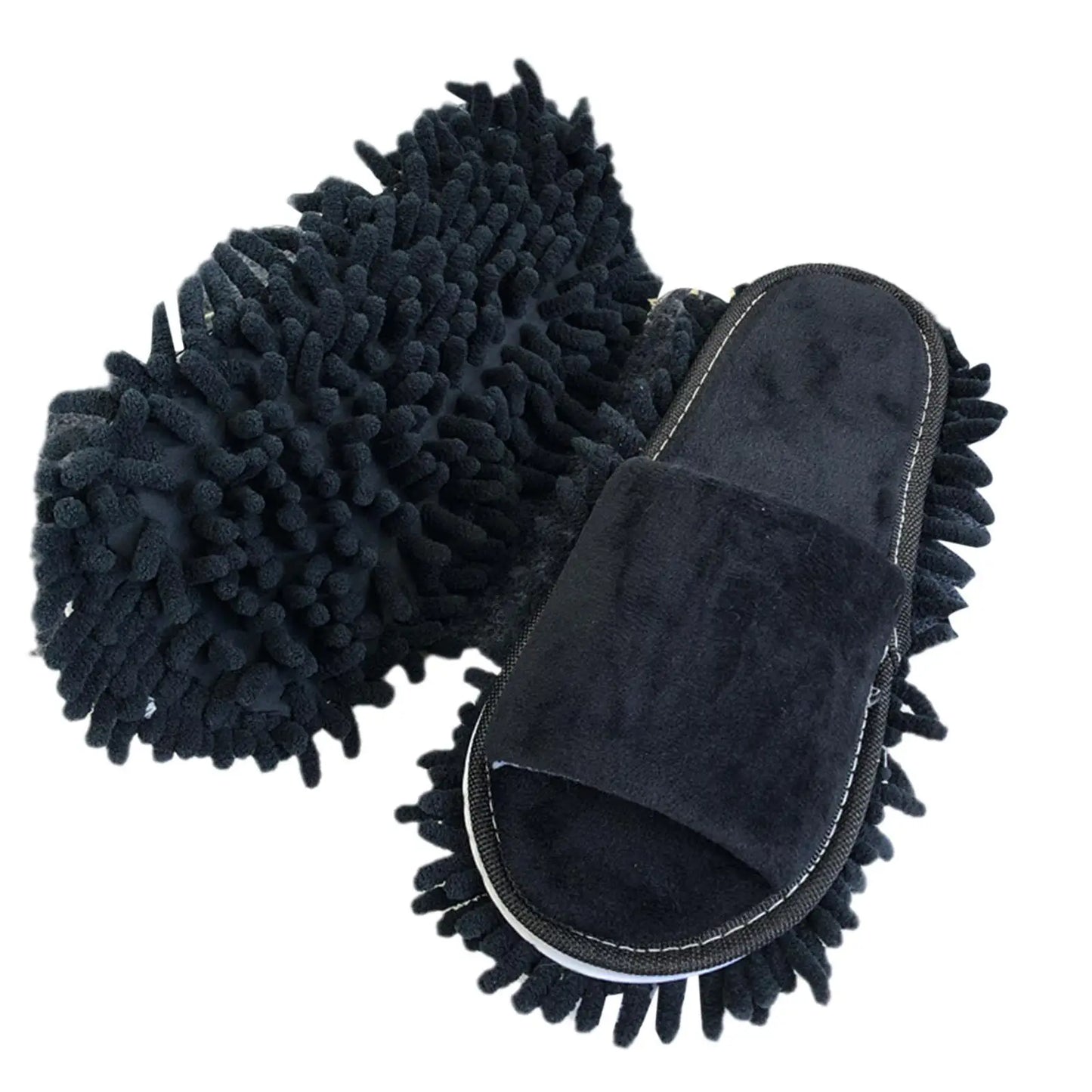 Lazy Mop Slippers Floor Dust Cleaning Slippers Shoes Slippers The Wipe Open-toed Floor Lazy Mopping Shoes Clean Slippers