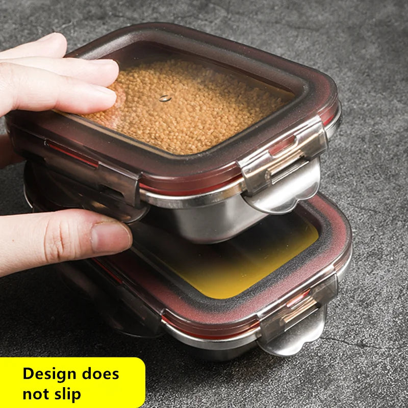 BentoBox - Edelstahl Lunchbox – auslaufsicher, mikrowellengeeignet