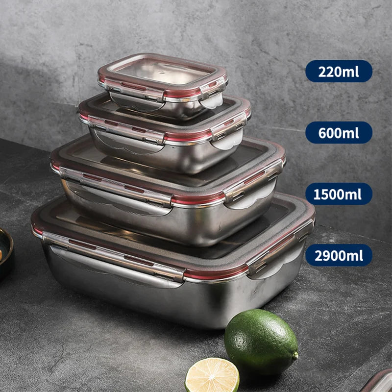 BentoBox - Edelstahl Lunchbox – auslaufsicher, mikrowellengeeignet
