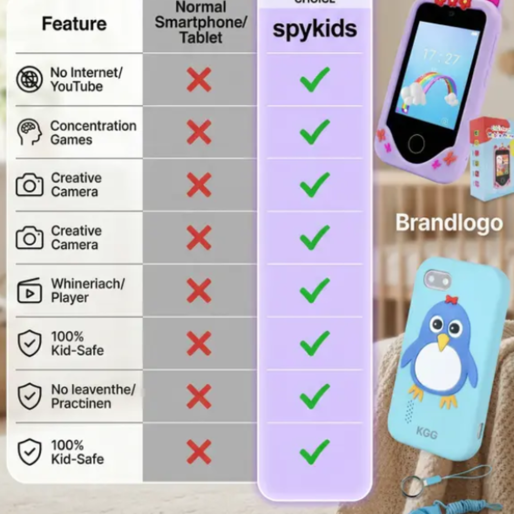 Spykids - Leg dein Handy weg ohne dass es dein Kind zerbricht.