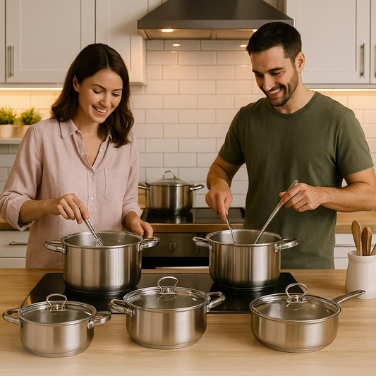 SteelHome - Frei von Mikroplastik, Beschichtungen und Poren