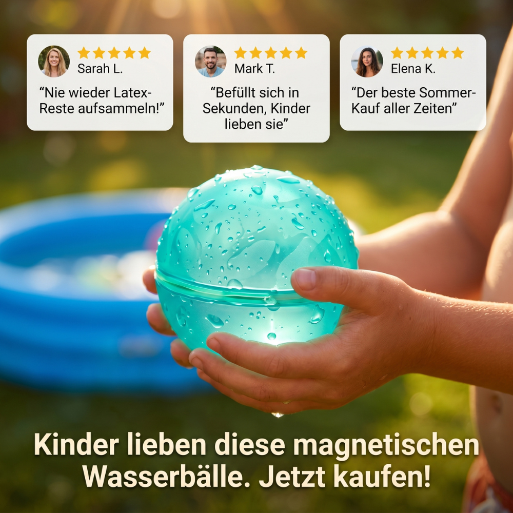 Aquabomb - die cleveren Wasserbälle, die du immer wieder nutzen kannst!