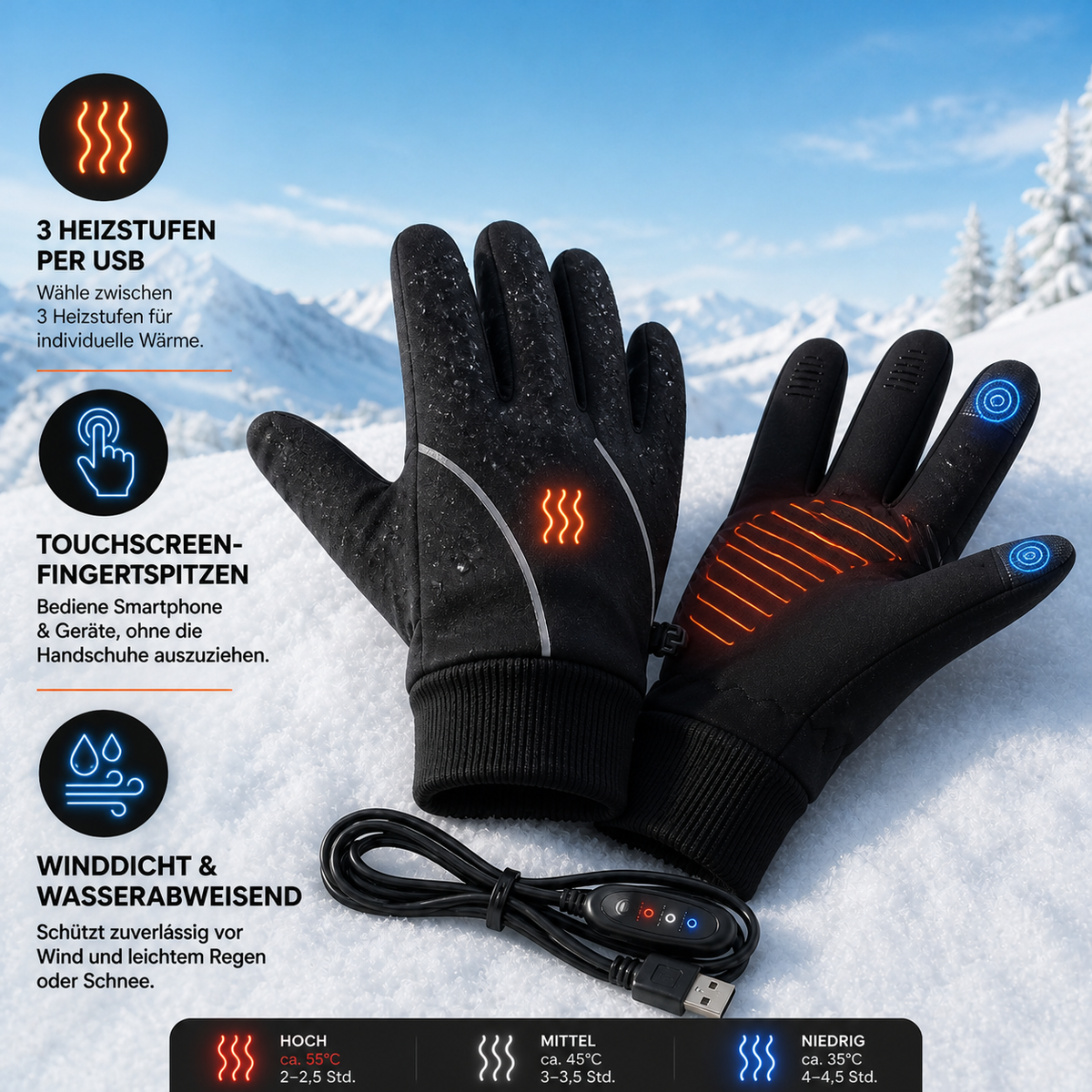 WarmGloves - Dein zuverlässiger Begleiter für kalte Wintertage!
