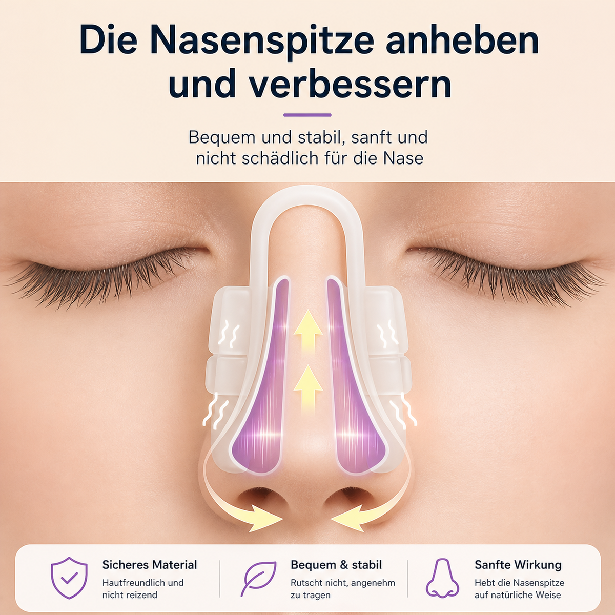 NoseGlow - Definierter wirkende Nasenkontur, ganz ohne Nadeln!