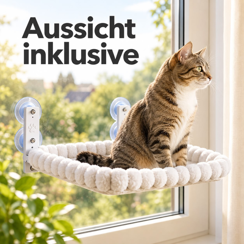 Katzenblick-Fensterliege – bequemer Ruheplatz mit Aussicht