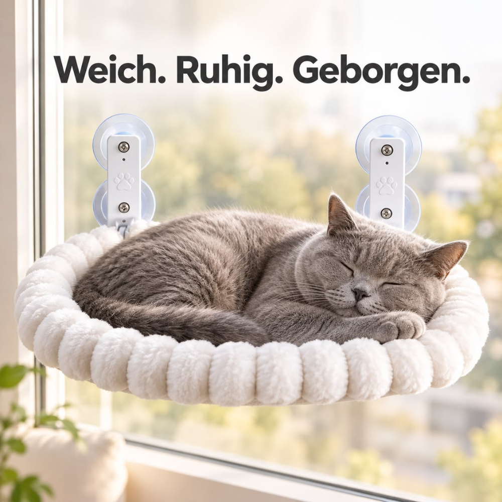 Katzenblick-Fensterliege – bequemer Ruheplatz mit Aussicht