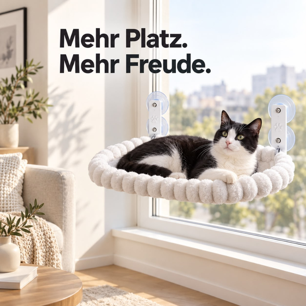 Katzenblick-Fensterliege – bequemer Ruheplatz mit Aussicht