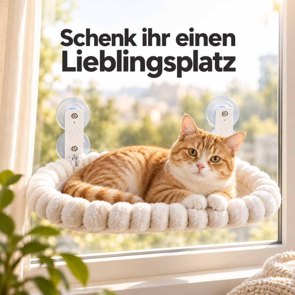 Katzenblick-Fensterliege – bequemer Ruheplatz mit Aussicht